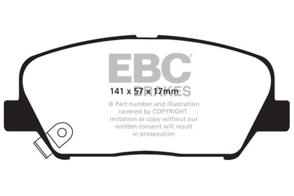 EBC Brakes - EBC Brakes Redstuff Ceramic Low Dust Brake Pads DP31856C