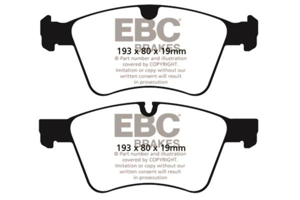 EBC Brakes - EBC Brakes Redstuff Ceramic Low Dust Brake Pads