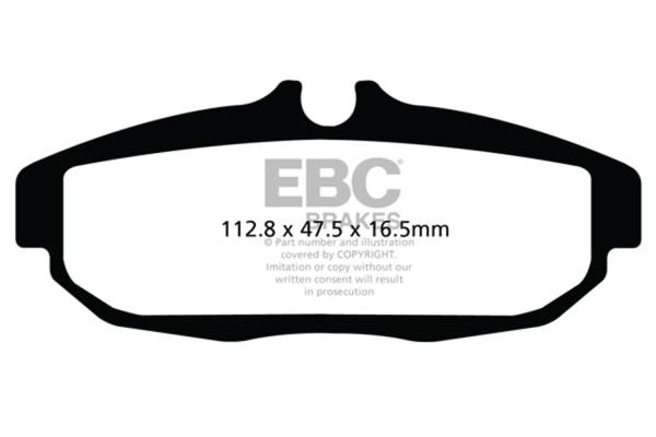 EBC Brakes - EBC Brakes Redstuff Ceramic Low Dust Brake Pads DP31894C