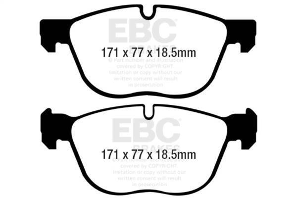 EBC Brakes - EBC Brakes Redstuff Ceramic Low Dust Brake Pads