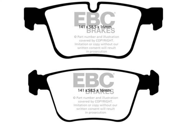 EBC Brakes - EBC Brakes Redstuff Ceramic Low Dust Brake Pads