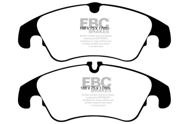 EBC Brakes - EBC Brakes Redstuff Ceramic Low Dust Brake Pads