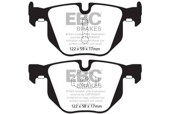 EBC Brakes - EBC Brakes Redstuff Ceramic Low Dust Brake Pads