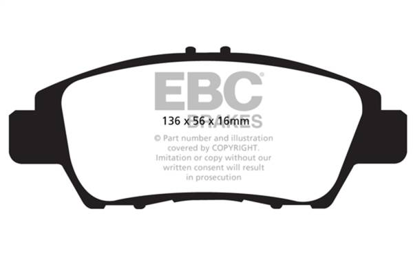 EBC Brakes - EBC Brakes Redstuff Ceramic Low Dust Brake Pads DP32041C