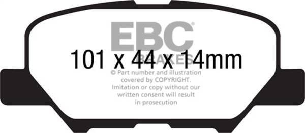 EBC Brakes - EBC Brakes Redstuff Ceramic Low Dust Brake Pads DP32171C