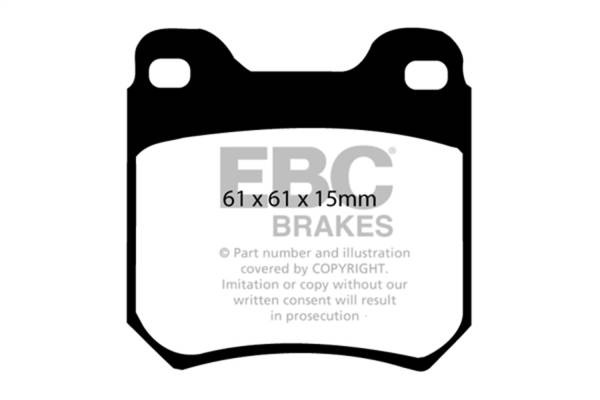 EBC - EBC 97-01 Cadillac Catera 3.0 Redstuff Rear Brake Pads - DP3675C