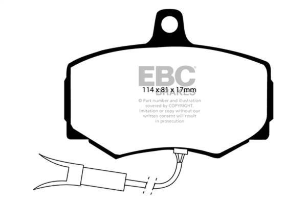 EBC Brakes - EBC Brakes Redstuff Ceramic Low Dust Brake Pads