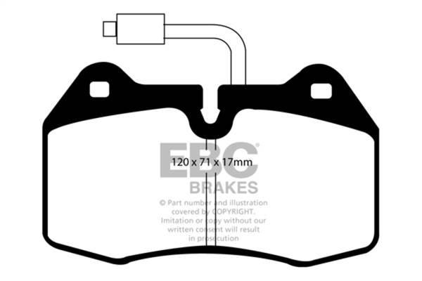 EBC Brakes - EBC Brakes Yellowstuff Street And Track Brake Pads