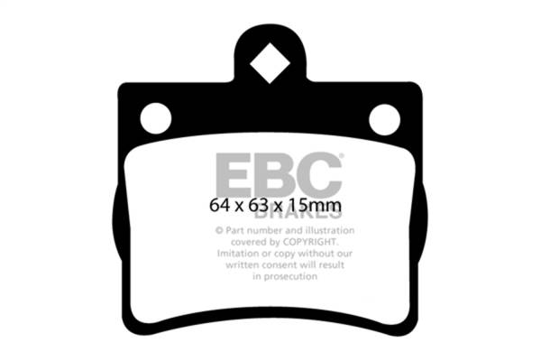 EBC Brakes - EBC Brakes Yellowstuff Street And Track Brake Pads