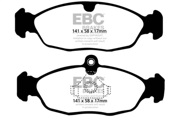 EBC Brakes - EBC Brakes Yellowstuff Street And Track Brake Pads