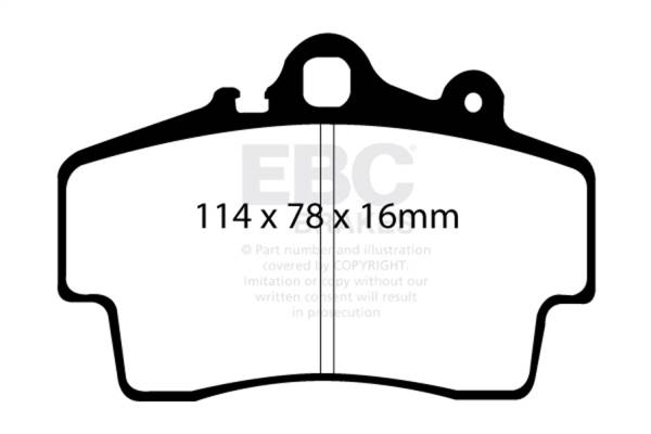 EBC Brakes - EBC Brakes Yellowstuff Street And Track Brake Pads