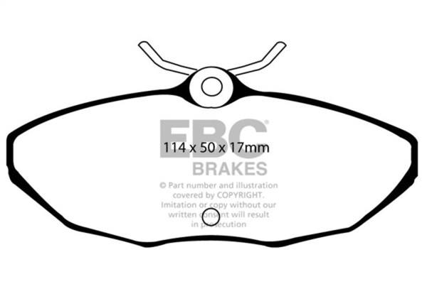 EBC Brakes - EBC Brakes Yellowstuff Street And Track Brake Pads