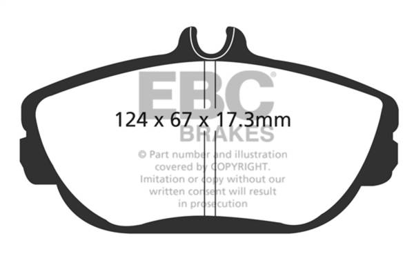 EBC Brakes - EBC Brakes Yellowstuff Street And Track Brake Pads DP41246R