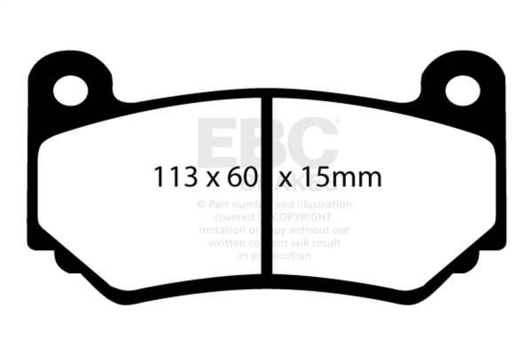 EBC Brakes - EBC Brakes Yellowstuff Street And Track Brake Pads