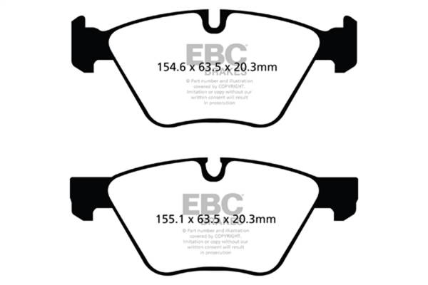 EBC Brakes - EBC Brakes Yellowstuff Street And Track Brake Pads