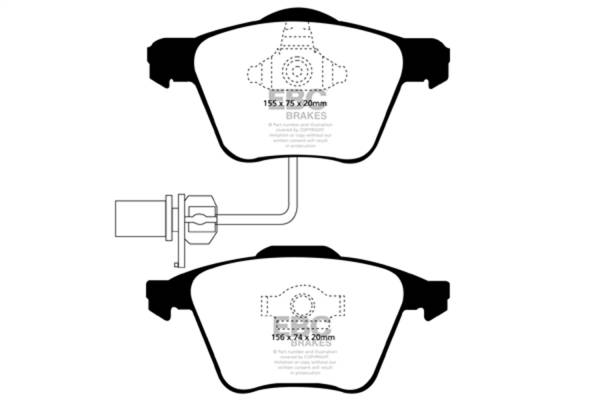 EBC Brakes - EBC Brakes Yellowstuff Street And Track Brake Pads