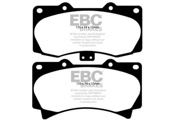 EBC - EBC 05-07 Hummer H3 3.5 Yellowstuff Front Brake Pads - DP41759R