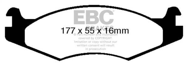 EBC Brakes - EBC Brakes Yellowstuff Street And Track Brake Pads DP41785R