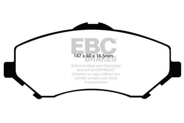 EBC Brakes - EBC Brakes Yellowstuff Street And Track Brake Pads