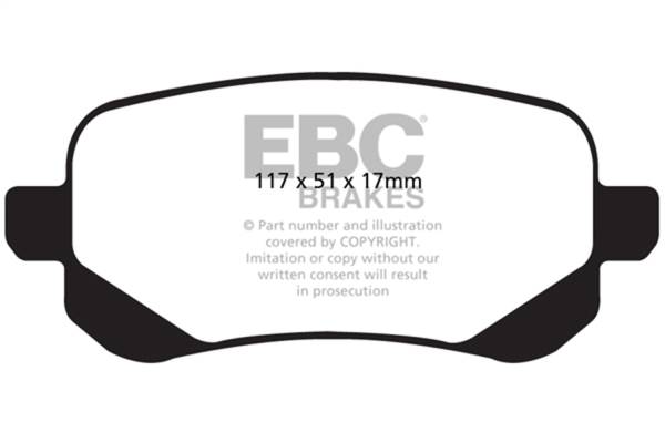 EBC Brakes - EBC Brakes Yellowstuff Street And Track Brake Pads