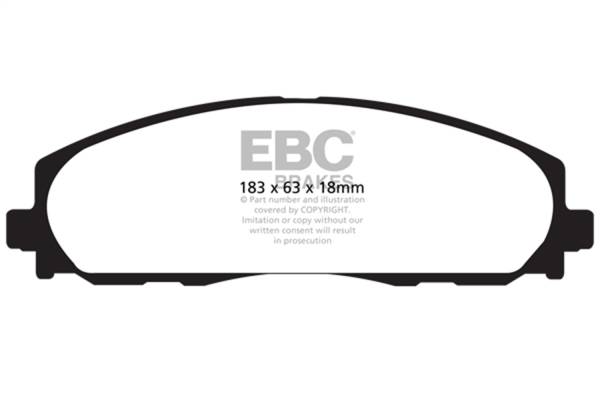 EBC Brakes - EBC Brakes Yellowstuff Street And Track Brake Pads