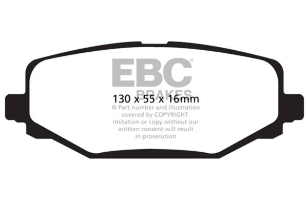 EBC Brakes - EBC Brakes Yellowstuff Street And Track Brake Pads