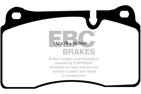 EBC Brakes - EBC Brakes Yellowstuff Street And Track Brake Pads