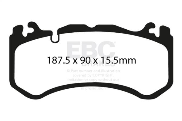 EBC Brakes - EBC Brakes Yellowstuff Street And Track Brake Pads