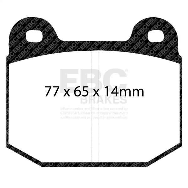 EBC Brakes - EBC Brakes Yellowstuff Street And Track Brake Pads