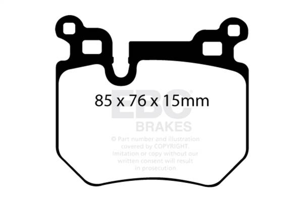 EBC Brakes - EBC Brakes Yellowstuff Street And Track Brake Pads