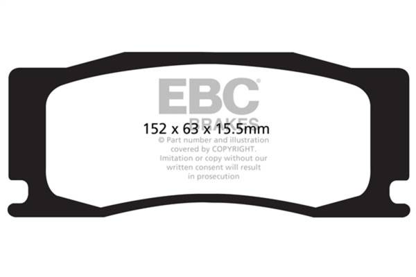 EBC Brakes - EBC Brakes Yellowstuff Street And Track Brake Pads