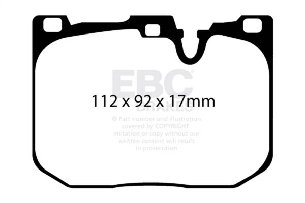 EBC Brakes - EBC Brakes Yellowstuff Street And Track Brake Pads