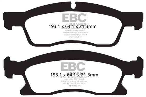 EBC Brakes - EBC Brakes Yellowstuff Street And Track Brake Pads