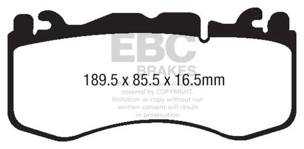 EBC Brakes - EBC Brakes Yellowstuff Street And Track Brake Pads