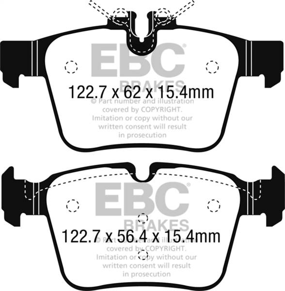 EBC Brakes - EBC Brakes Yellowstuff Street And Track Brake Pads