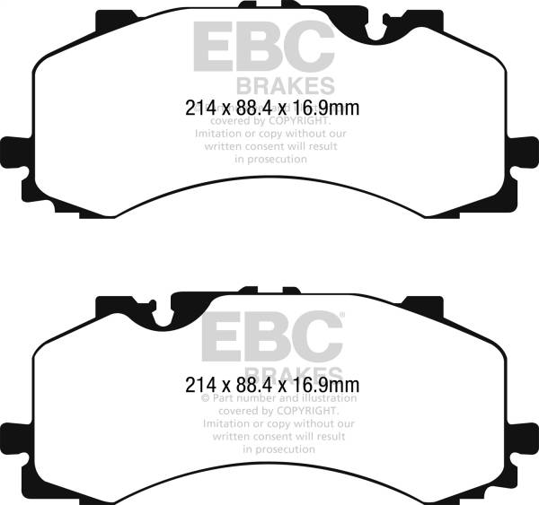 EBC Brakes - EBC Brakes Yellowstuff Street And Track Brake Pads