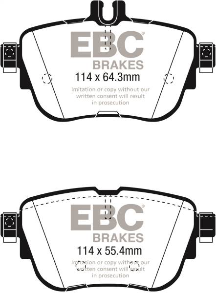 EBC Brakes - EBC Brakes Yellowstuff Street And Track Brake Pads