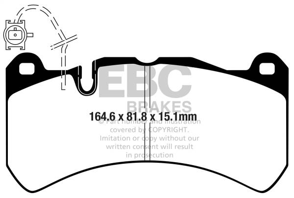 EBC Brakes - EBC Brakes Yellowstuff Street And Track Brake Pads