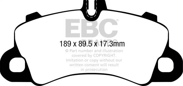 EBC Brakes - EBC Brakes Yellowstuff Street And Track Brake Pads