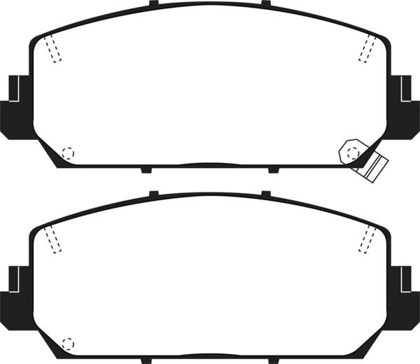 EBC Brakes - EBC Brakes Yellowstuff Street And Track Brake Pads DP43049R