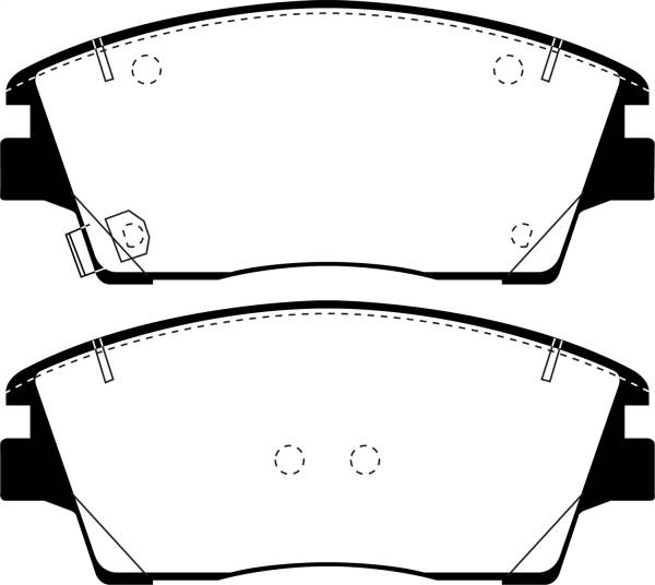 EBC Brakes - EBC Brakes Yellowstuff Street And Track Brake Pads DP43053R