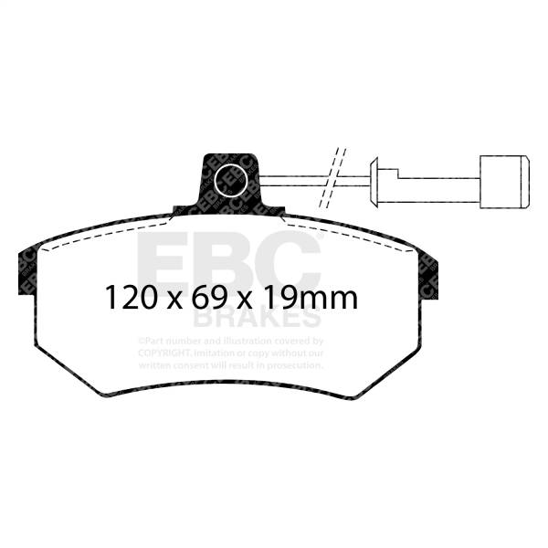 EBC Brakes - EBC Brakes Yellowstuff Street And Track Brake Pads