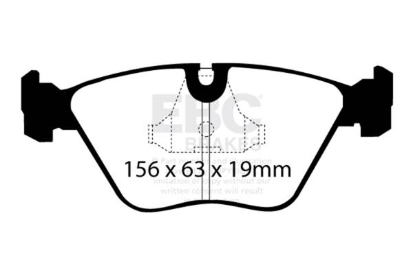 EBC Brakes - EBC Brakes Yellowstuff Street And Track Brake Pads