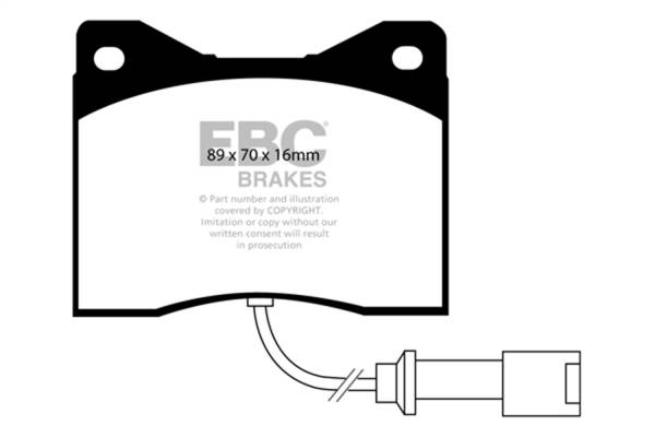 EBC Brakes - EBC Brakes Yellowstuff Street And Track Brake Pads