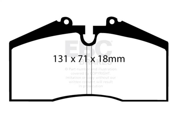 EBC Brakes - EBC Brakes Yellowstuff Street And Track Brake Pads