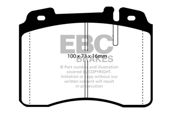 EBC Brakes - EBC Brakes Yellowstuff Street And Track Brake Pads