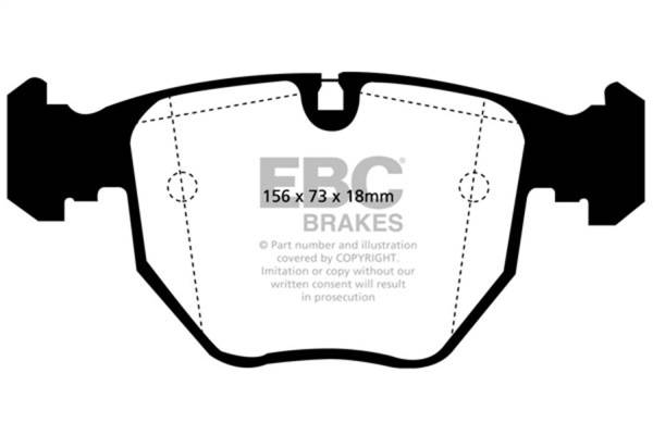 EBC Brakes - EBC Brakes Bluestuff NDX Full Race Brake Pads