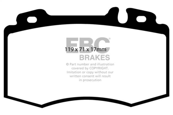 EBC Brakes - EBC Brakes Bluestuff NDX Full Race Brake Pads