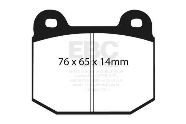 EBC Brakes - EBC Brakes Bluestuff NDX Full Race Brake Pads DP51537NDX