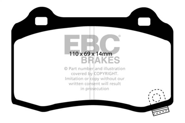 EBC Brakes - EBC Brakes Bluestuff NDX Full Race Brake Pads DP51788NDX